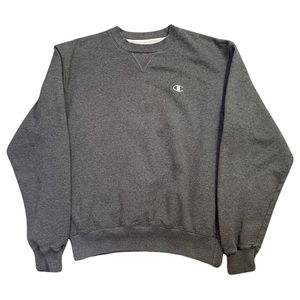 Champion Classic Basic Sweatshirt in Dark Grey
